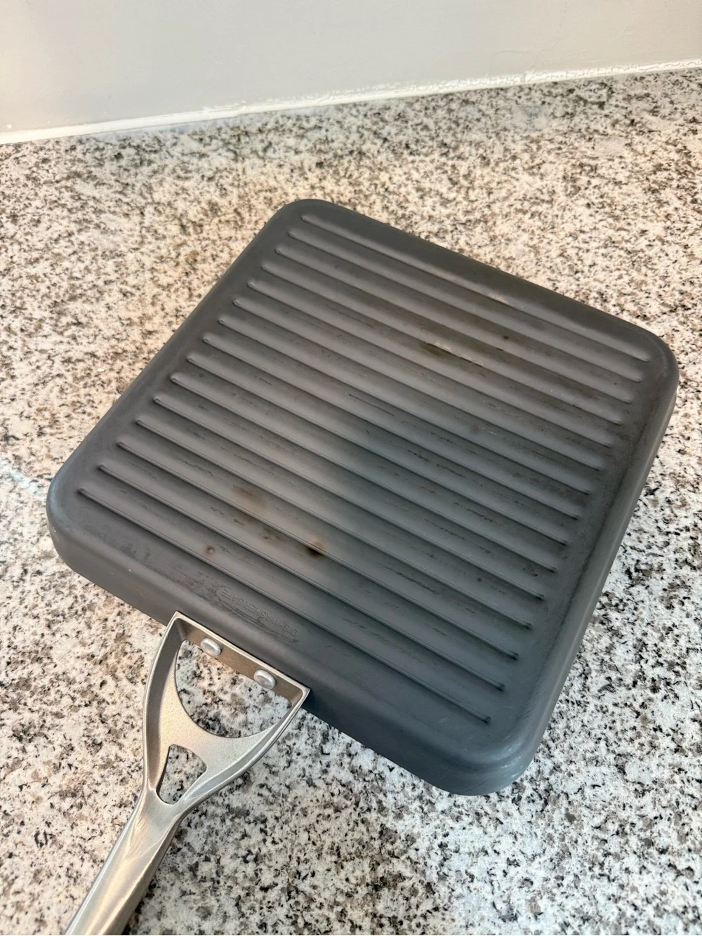 2 Calphalon Pans 12” Frying with Lid & 11” Grill Nonstick Used Dishwasher Safe